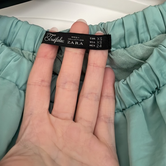 Zara Turquoise Maxi Skirt - Picture 2 of 6
